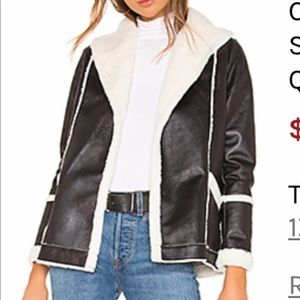 Suede Faux Fur Lined Jacket